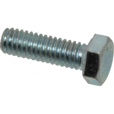 

Made in North America 5/16-18 UNC 1 Length Under Head Hex Head Cap Screw Fully Threaded Grade 5 Steel Zinc-Plated Finish 1/2 Hex
