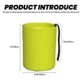 thumbnail image 3 of Naloa Yellow Car Trash Can Garbage Car Accessories Trash Can Car Waste Bin for for Driver and Passenger Any Vehicle, 3 of 7