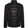 thumbnail image 1 of Lefu Mens Retro Gothic Jacket Frock Coat Steampunk Victorian Morning Steampunk Top, 1 of 9