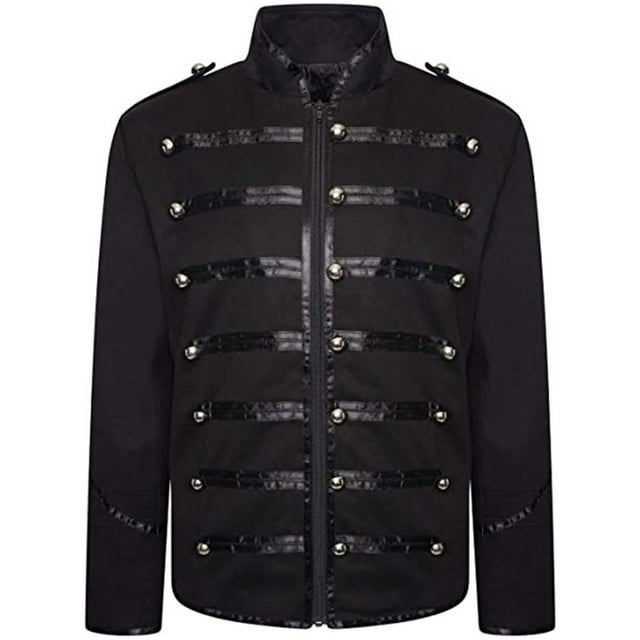 Lefu Mens Retro Gothic Jacket Frock Coat Steampunk Victorian Morning Steampunk Top