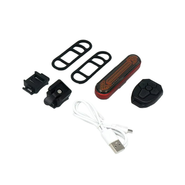 fastboy ABS Vélo de Montagne Feu de Signalisation avec 5 Modes de Clignotement Lent USB Rechargeable Vélo Rouge