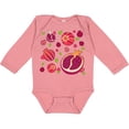 thumbnail image 3 of Inktastic Pomegranate Fruit Party Boys or Girls Long Sleeve Baby Bodysuit, 3 of 5