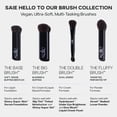 thumbnail image 5 of Brocha de maquillaje Saie The Base Brush, sintética ultrasuave, 5 of 5