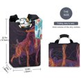 thumbnail image 3 of Abstract Cattle Lightweight Large Hamper with Handles Durable Oxford Clothes Bags Storage Organization for Home Bedroom B, 3 of 6