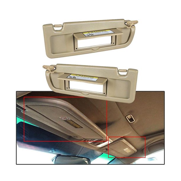 83280--a01zb Conjunto de visera izquierda del conductor beige para parasol de coche 2006-2011 83280snaa01zb