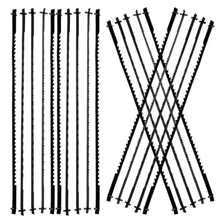 FRCOLOR 24pc High Precision Hacksaw Blades For Wood Plastic Metal Carbon Steel Fast Cutting For Diy Projects And Industrial Use Replacing Blades For Hacksaws