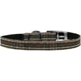 thumbnail image 2 of Mirage Pet 126-013 38BR14 Plaid Nylon Dog Collar with Classic Buckle 0.37 in., Brown - Size 14, 2 of 2
