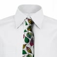 thumbnail image 3 of Necktie, Abstract Style Leaf Designs, 3.7", Multicolor, by Ambesonne, 3 of 4