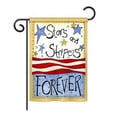 thumbnail image 2 of Breeze Decor H111005-BO Stars & Stripes Americana Patriotic Impressions Decorative Vertical 28" x 40" Double Side, 2 of 2