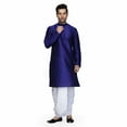 thumbnail image 2 of Men's Silk Blend Bollywood Style Designer Party Wear Indian Ethnic Dhoti Kurta, 2 of 4