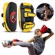 thumbnail image 4 of Padres Boxeo Cuero PU Objetivo Almohadilla Patada Curva para MMA Muay Thai () Amarillo, 4 of 9