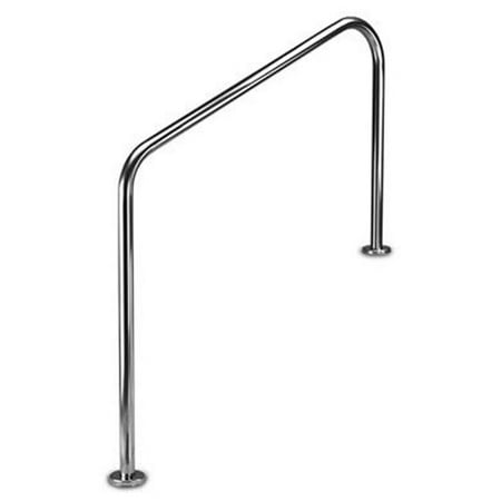 Interfab D2S4049 32 x 33 in. x 4 ft. 2-Bend Stainless Steel Deck to Stair Mount (Best Color For Deck Railing)