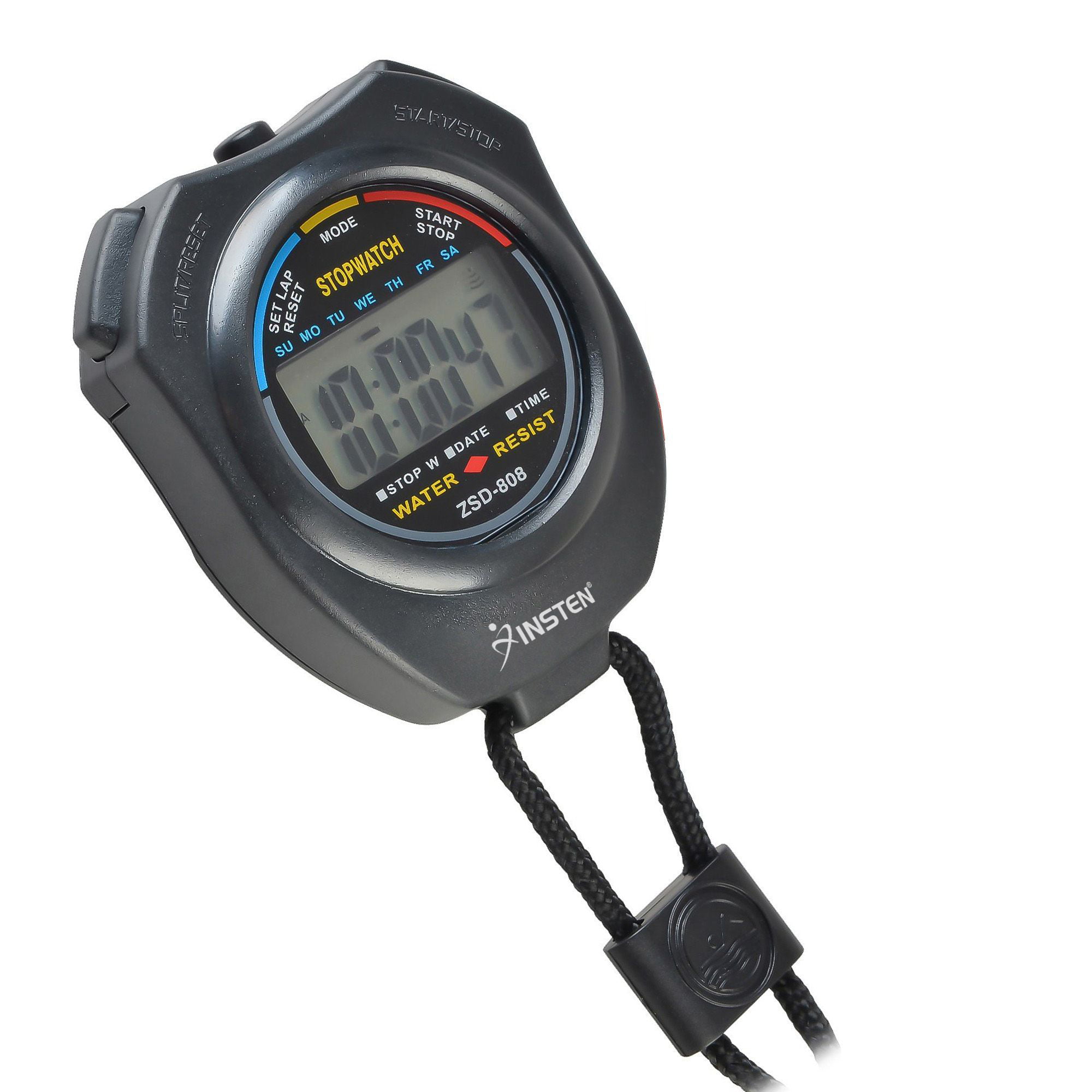 Insten Electronic LCD Timer Digital Sport Stopwatch Date ...