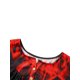 thumbnail image 4 of Sunloudy - Camiseta larga con cuello henley para mujer, camisetas de manga corta con estampado de flores, rayas, llamas y oro Sunloudy  S M L XL XXL, 4 of 8