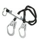 thumbnail image 1 of Cinturón de seguridad con gancho elástico grande de acero doble, para trabajar en altura Cinturón de seguridad con gancho elástico de acero doble para trabajar en, 1 of 14