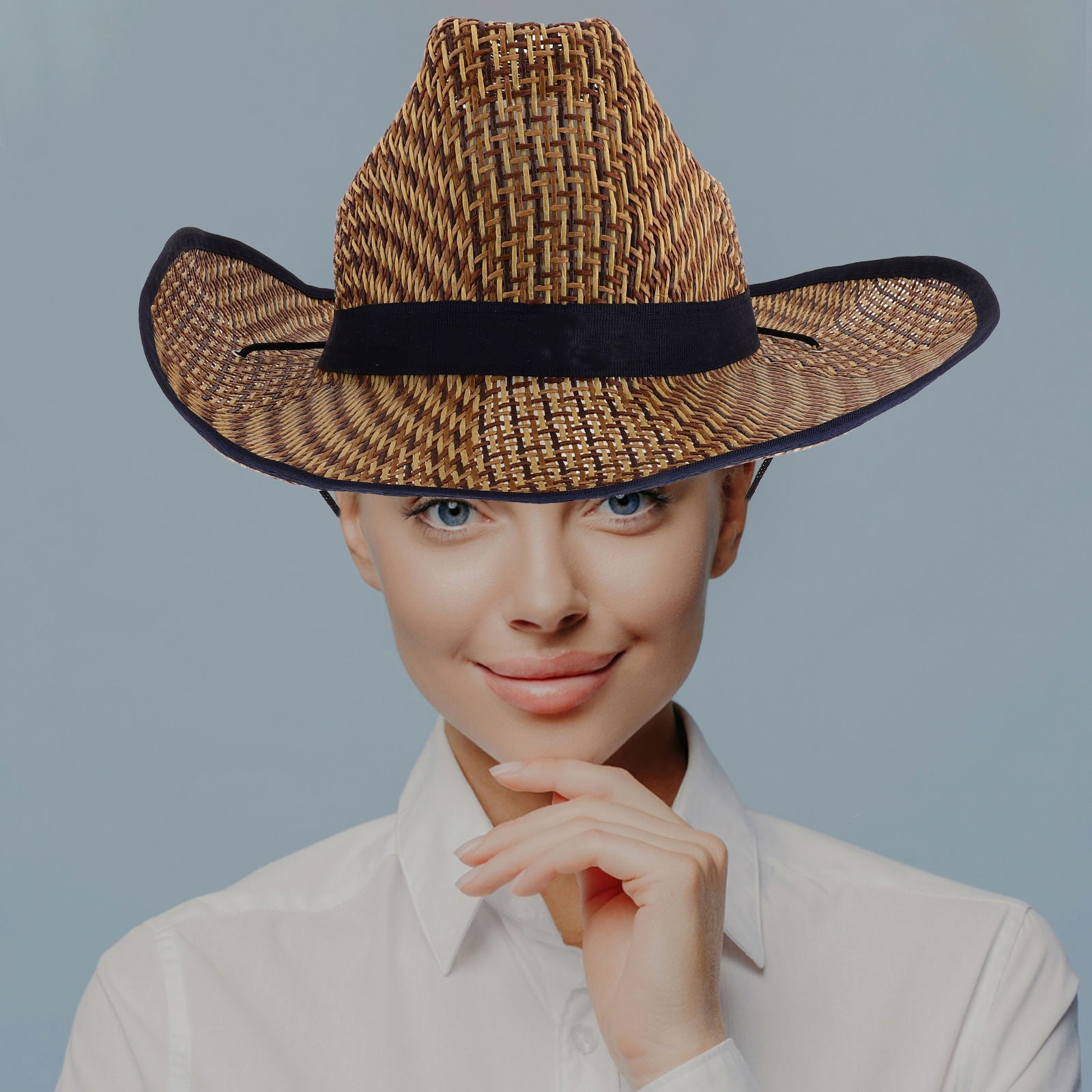 Expert Gardener Floral Gardening Hat Unisex Light Weight Wide Brim