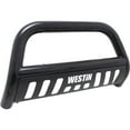 thumbnail image 3 of Fits 2016-2022 Toyota Tacoma Westin Automotive Bull Bar 31-6005 E-Series; Powder Coated; Black; Mild Steel; 3 Inch Diameter; With Textured Black Aluninum Skid Plate; With Light Mounting Tabs, 3 of 3