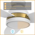 thumbnail image 6 of Carro Fremont 52'' Smart Ceiling Fan with Remote, Light Kit Included White Finish, 6 of 8