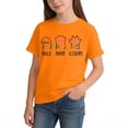 thumbnail image 4 of NAISIBABY Girls Short Sleeve T-Shirt Size 10, Summer Cotton Round Neck Graphic Kids Casual Fashion Tee (2-14T), 4 of 5