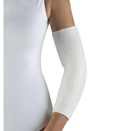 OTC Angora Elbow / Arm Warmers, White, Small