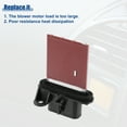 thumbnail image 4 of HVAC Soplador Motor Resistencia para Chevrolet Cobalto - 1uds Negro, 4 of 7