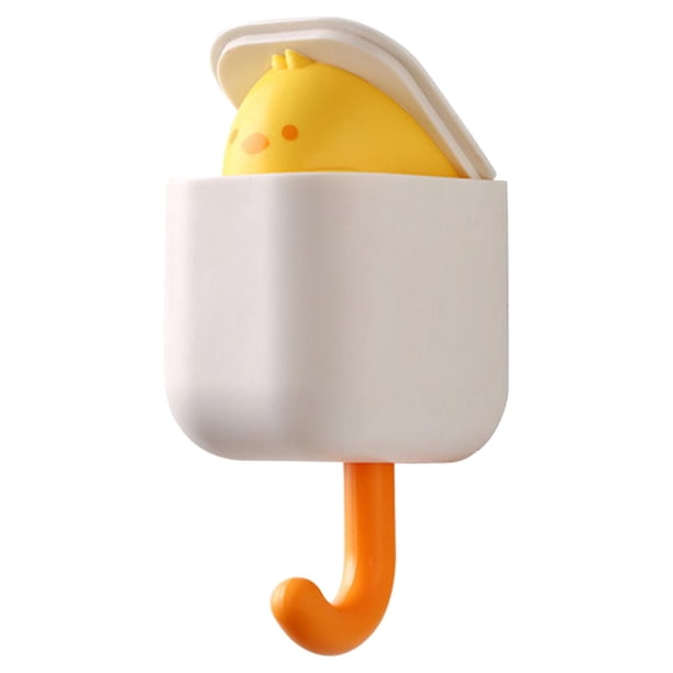 Perchero con gancho adhesivo para bolsos, perchero decorativo para llaves, gancho de pared, gancho para llaves Un blanco