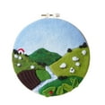 thumbnail image 1 of pitrice Landscape Wool Needle Felting Kit Beginner Children DIY Christmas Grassland, 1 of 8
