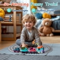 thumbnail image 3 of LINXUXIE Toddler Train Set, Kids Magnetic Train Tracks Toys for Boys&Girls, Baby Christmas Birthday Gifts for 3-5 5-8 Year Old, 3 of 12