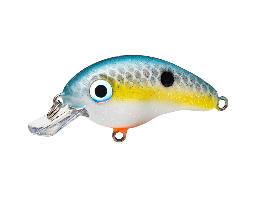 (2 pack) Strike King Bitsy Pond Minnow Crankbait Sexy Shad Hard Bait Lure