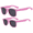 Pink (Baby Pink), variant on Family Set Sunglasses for Unisex – Luxury Retro Design Glasses for Matching Style - Lightweight Frame - Kid Polarized - UV400 Protection Impact Resistant Polycarbonate & Smoke Lens, Green