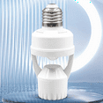 thumbnail image 2 of E27 LED Bulb Holder with PIR Motion Sensor 110-240V Bubble Smart Infrared Sensing Adjustable Lamp Base, 2 of 7
