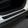 thumbnail image 2 of Carbon Car Door Sill Scuff Plate Cover Rear Bumper Guard Trim Strip Sticker, 2 of 10