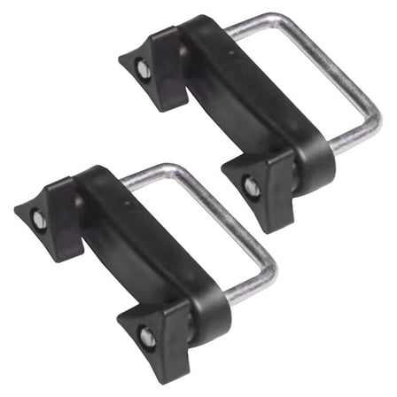 2pcs Car Roof Cargo Carrier Clips Car Roof Crossbar Clips Cargo Carrier Rack Fixing Clips