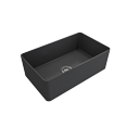 thumbnail image 3 of BOCCHI 1481-020-0120 Farmhouse Apron Fireclay 30" Kitchen Sink Matte Dark Gray, 3 of 7