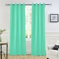 thumbnail image 5 of Blackout Curtains Window Curtain for Bedroom Living Room 1 Panel 82"x52" Spearmint, 5 of 8