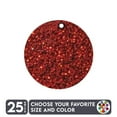 thumbnail image 1 of 25 Units Acrylic Circle Blanks with Hole 1/8" Thick - Glitter Colors - (Size 6") Made in USA, 1 of 3