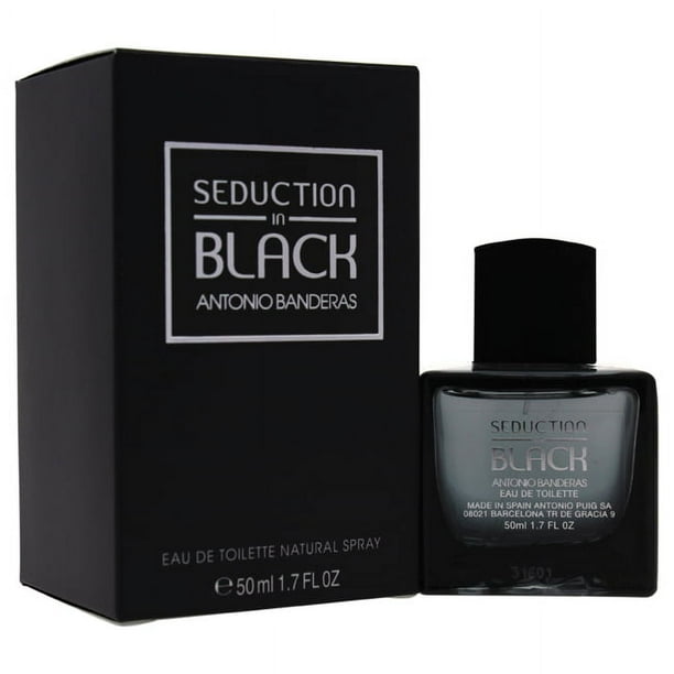 Antonio Banderas Seducción en Negro Eau de Toilette para Hombre Spray 1.7 oz 50ml