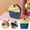 Blue, variant on JeashCHAT Cupcake Shaped Candy Box Multifunctional Fruit Shaped Candy Tray Food Storage Box Snack Candy Cookies Fruit Food Candy Holder Christmas
