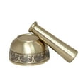 thumbnail image 3 of Brass Mortar and Pestle set/ Brushed Finish with Elephant carved Spice Grinder Pepper Crusher Bowl Pestle, 3 of 5