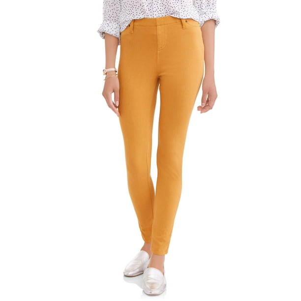 time and tru high waisted jeggings