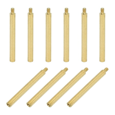 Uxcell Male Female Brass Hex Spacer Standoff for FPV Drone Quadcopter PCB Motherboard Steel Screw Nut Set Computer & Circuit 22+3 mm