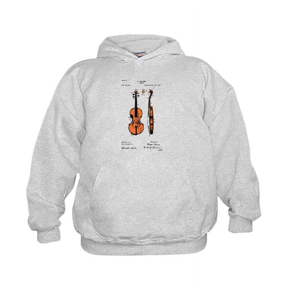 CafePress - Fiddle (Full) Patent - Kids Hooded Sweatshirt, Classic Hoodie
