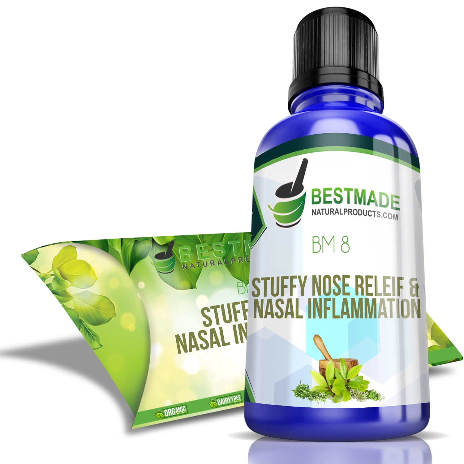 Stuffy Nose Relief and Nasal Inflammation Formula BM8, 30 ml Bestmade
