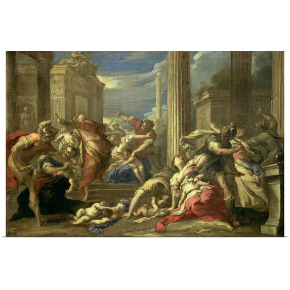 Great BIG Canvas | Rolled Valerio (1624-1659) Castello Poster Print entitled Massacre of the Innocents