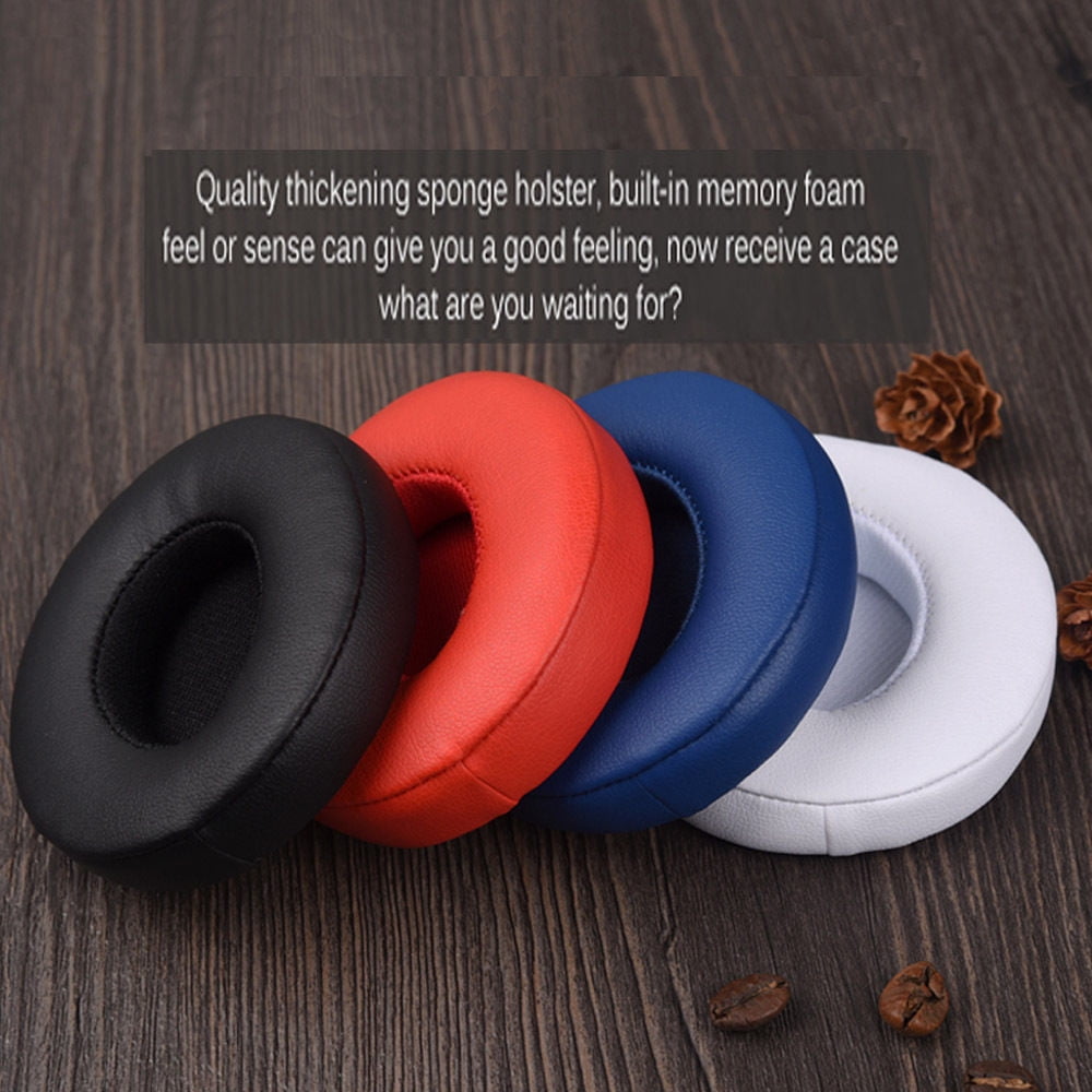 Replacement Ear Cushion For Beats Solo 2 Solo 3 Wireless/Wired(1Pair/Red) - Walmart.com