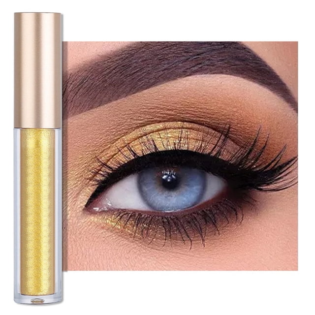 Flash Eye Shadow Makeup Eye Makeup Liquid Shimmering Color Stick Shiny Durable Waterproof Shiny Eye Shadow 3Ml, Makeup Eye Shadow