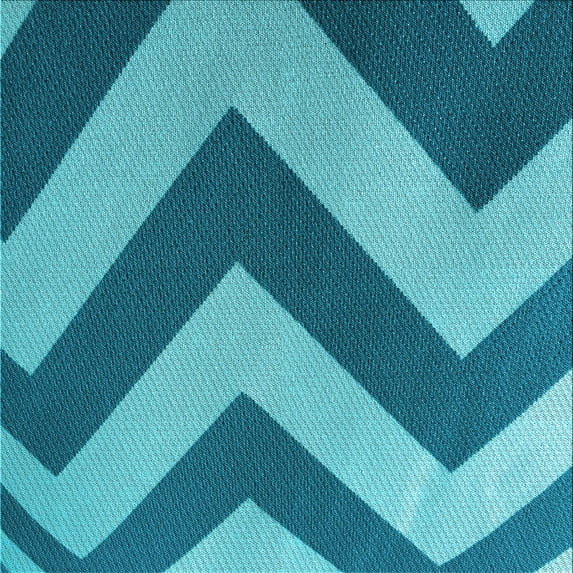 Ahgly Company Indoor Square Patterned Dark Cyan Green Area Rugs, 7' Square