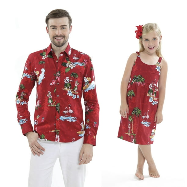 father daughter hawaiian outfits