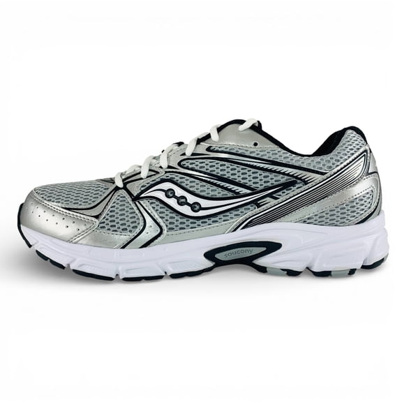 Saucony Ride Millennium Silver Black Sneakers Men's Shoes S70812-70, Men's U.S. Shoe Size 9.5
