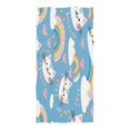 thumbnail image 3 of Ryvnso Rainbow and Cat Paw Print Oversized Beach Towel Microfiber Bath Blankets Swimming Fitness 37" x 74", 3 of 5